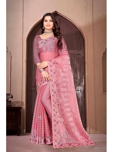 Parvati Multicolor Chiffon Saree-4