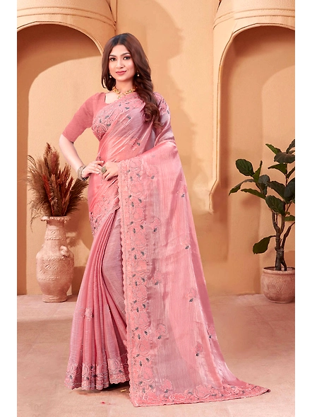 Parvati Multicolor Chiffon Saree-17142