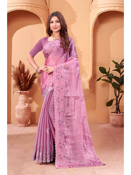 Parvati Multicolor Chiffon Saree-2
