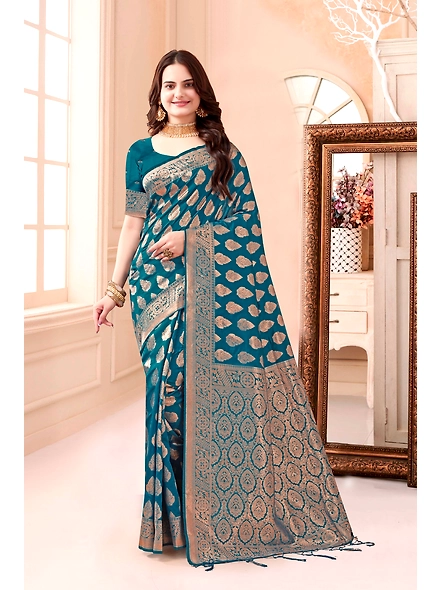 Parvati Multicolor Aeesha Silk  Saree-25484