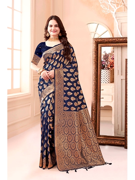 Parvati Multicolor Aeesha Silk  Saree-1