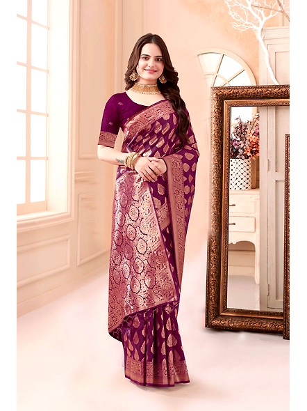 Parvati Multicolor Aeesha Silk  Saree-2