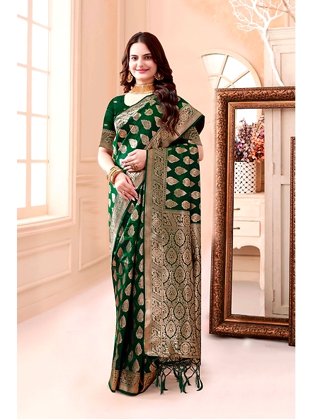 Parvati Multicolor Aeesha Silk  Saree-4
