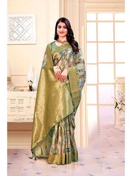 Parvati Multicolor Titan Saree-25633