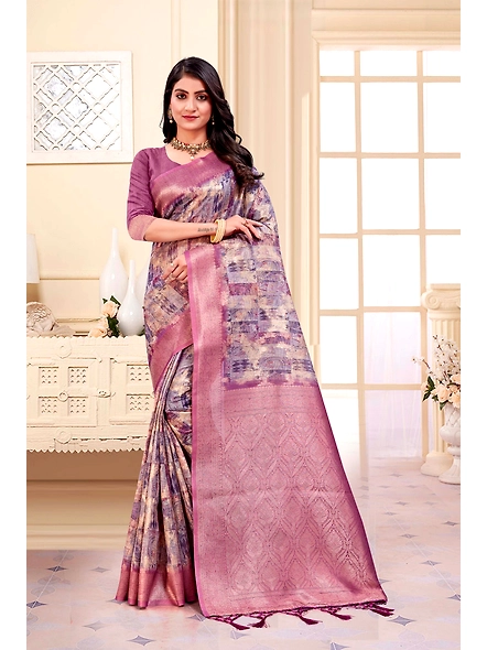 Parvati Multicolor Titan Saree-2