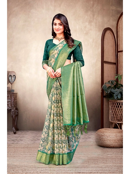Parvati Multicolor Titan Saree-25635