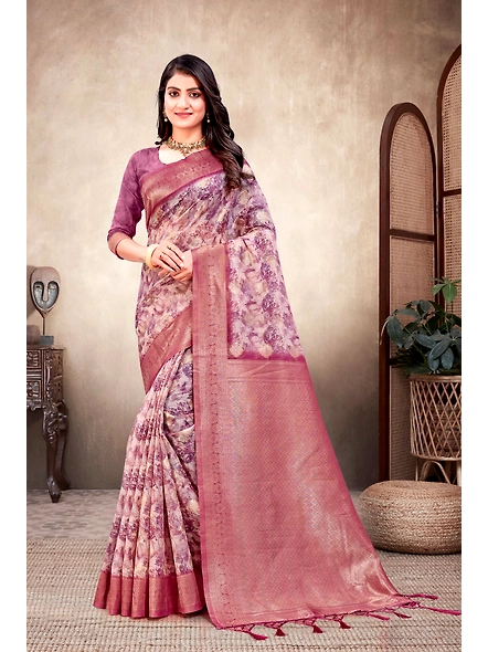 Parvati Multicolor Titan Saree-2