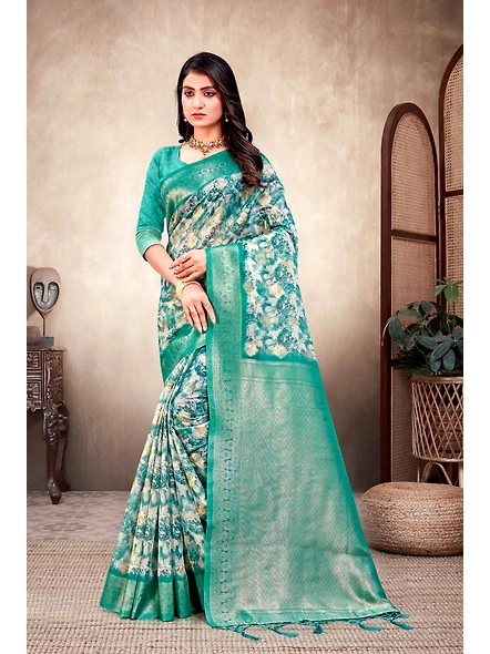Parvati Multicolor Titan Saree-3