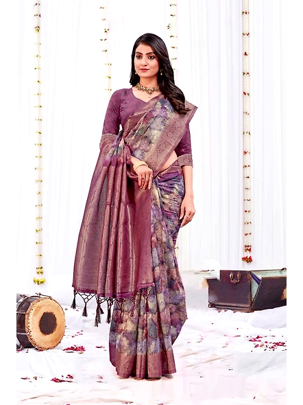 Parvati Multicolor Titan Saree-25636