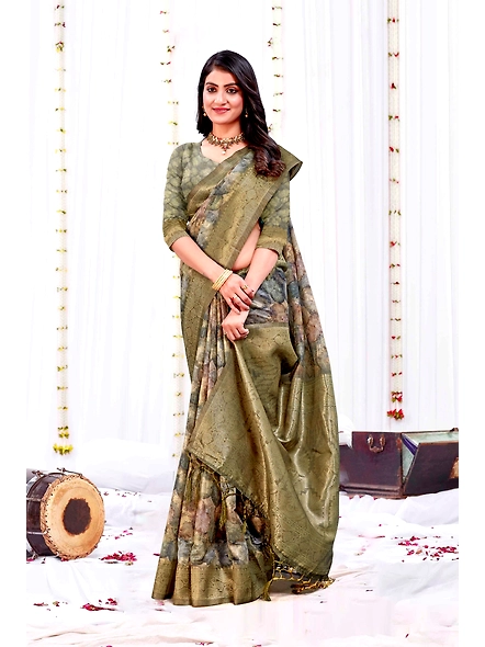 Parvati Multicolor Titan Saree-1