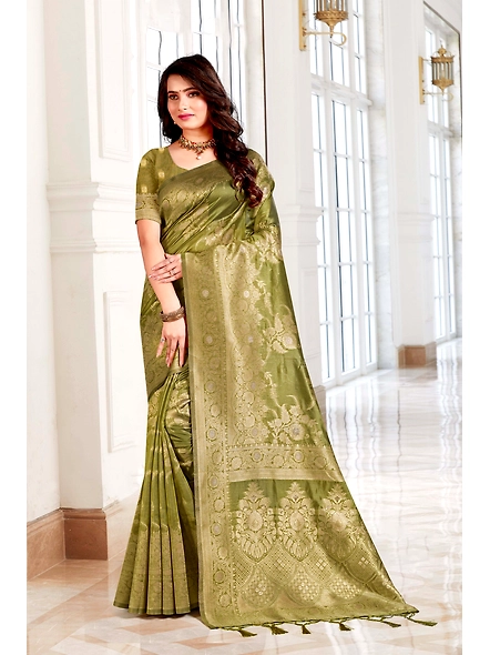 Parvati Multicolor Chetna Silk  Saree-2