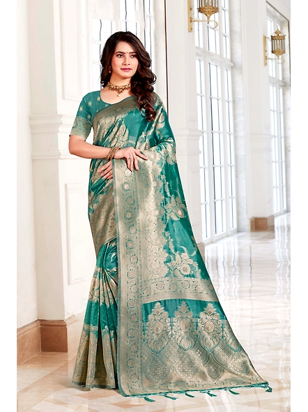 Parvati Multicolor Chetna Silk  Saree-3