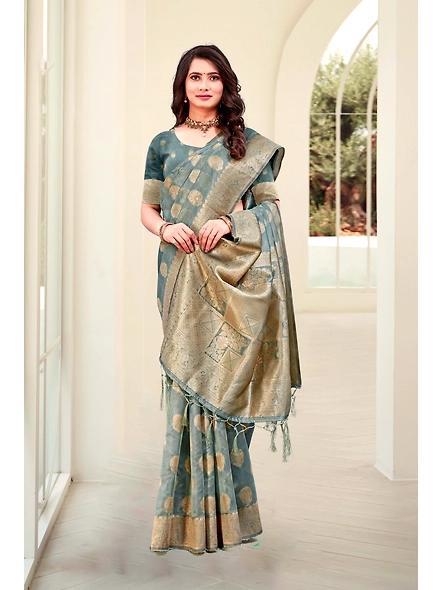 Parvati Multicolor Chetna Silk  Saree-25653