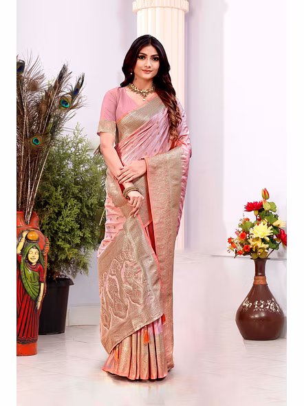 Parvati Multicolor Alora Satin Silk Saree-1