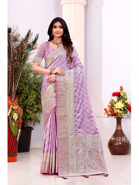 Parvati Multicolor Alora Satin Silk Saree-3
