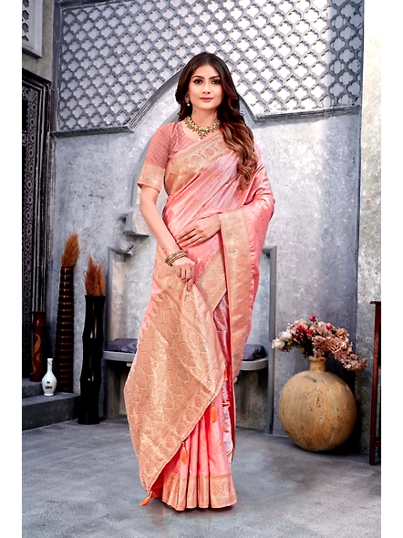Parvati Multicolor Alora Satin Silk Saree-25671