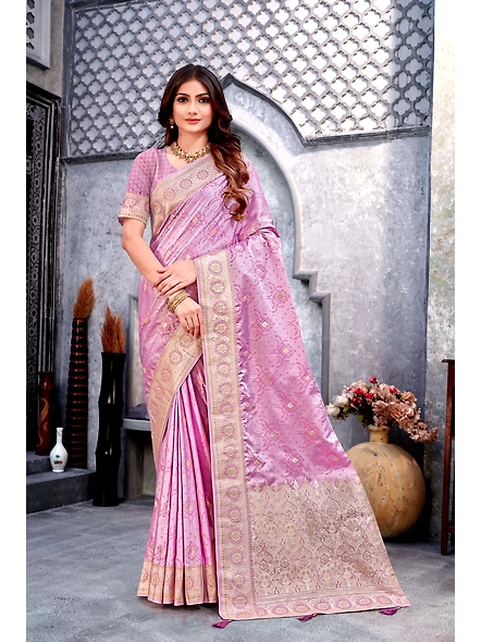 Parvati Multicolor Alora Satin Silk Saree-2