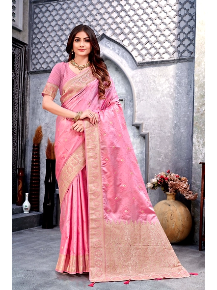 Parvati Multicolor Alora Satin Silk Saree-3