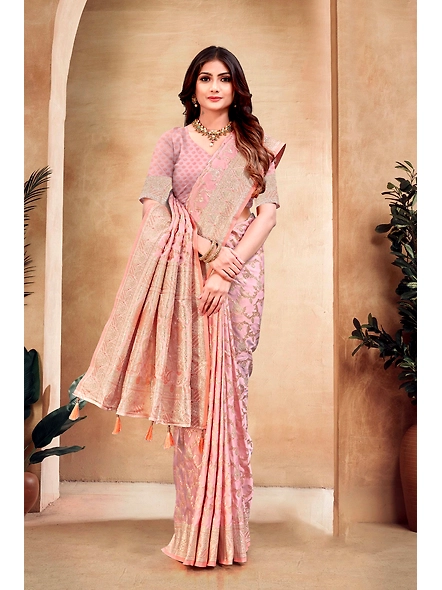 Parvati Multicolor Alora Satin Silk Saree-1