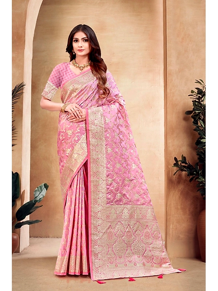 Parvati Multicolor Alora Satin Silk Saree-3