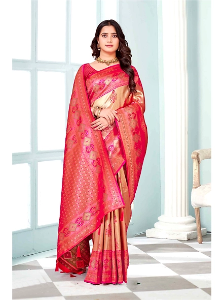 Parvati Multicolor Rapier Silk Saree-25693