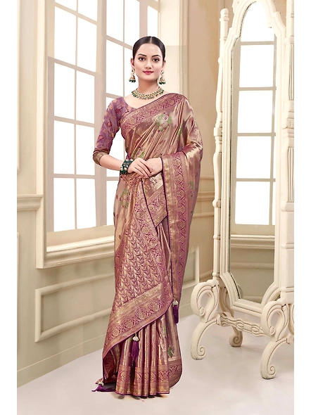 Parvati Multicolor Rapier Silk Saree-51026