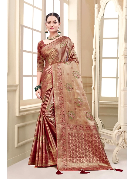 Parvati Multicolor Rapier Silk Saree-2