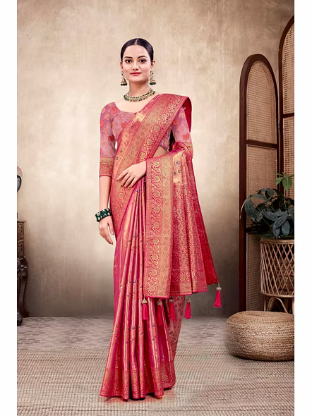 Parvati Multicolor Rapier Silk Saree-1
