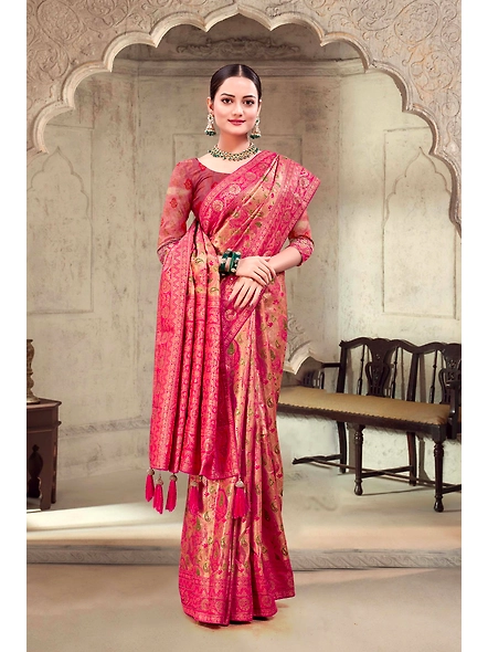 Parvati Multicolor Rapier Silk Saree-1