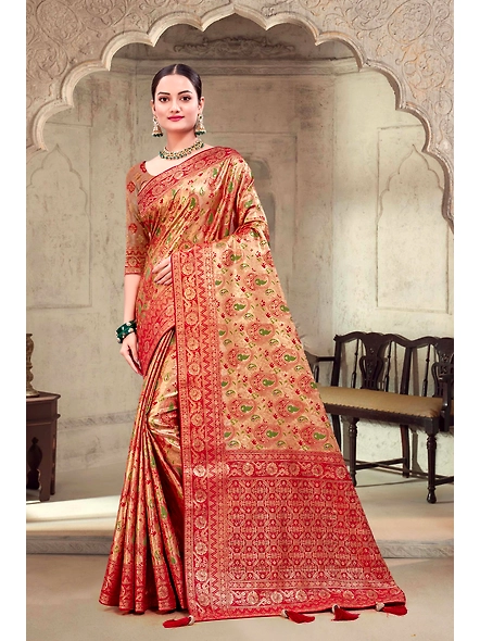 Parvati Multicolor Rapier Silk Saree-2