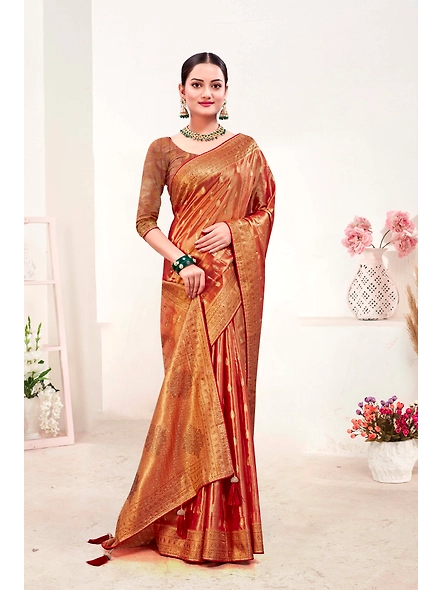 Parvati Multicolor Rapier Silk Saree-51030