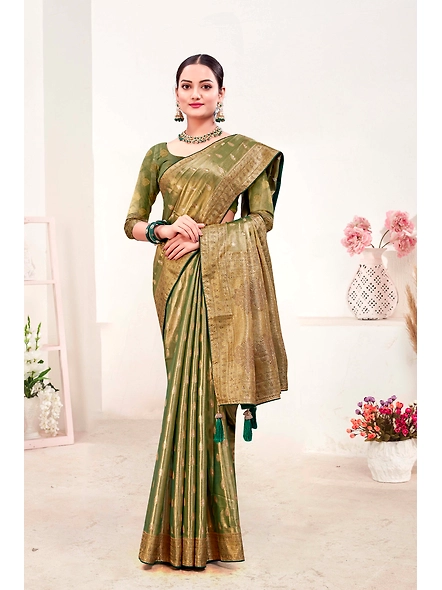 Parvati Multicolor Rapier Silk Saree-1