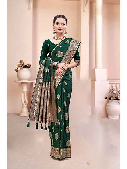Parvati Multicolor Rapier Silk Saree-1
