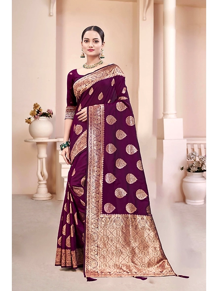 Parvati Multicolor Rapier Silk Saree-3
