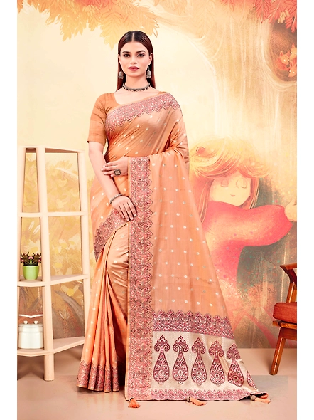 Parvati Multicolor Rapier Silk Saree-51044