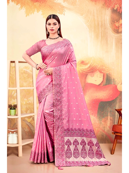 Parvati Multicolor Rapier Silk Saree-2