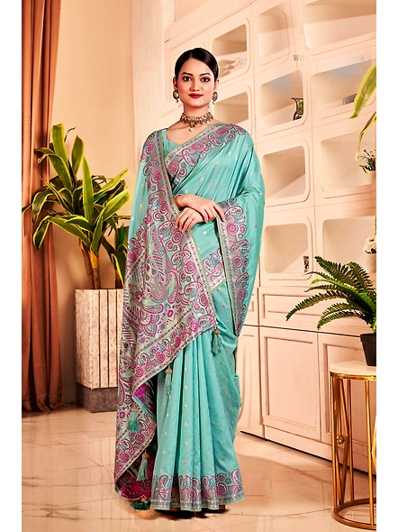 Parvati Multicolor Rapier Silk Saree-51045