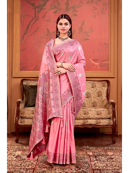 Parvati Multicolor Rapier Silk Saree-1
