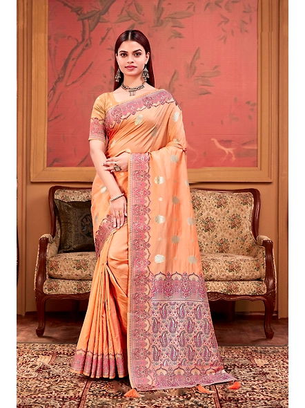 Parvati Multicolor Rapier Silk Saree-2