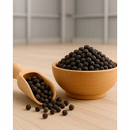 tellicherry india kerala black pepper, bold quality 580 g/l