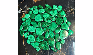 Natural Malachite Cabochon Wholesale Lot Malachite Gemstone Amazing Loose Gemstone High Quality For Making Jewelry