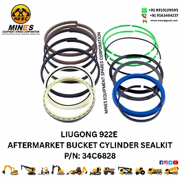liugong 922e aftermarket bucket cylinder sealkit p/n: 34c6828