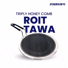 zoraware triply honey comb tawa 3.5mm thick l induction compatible