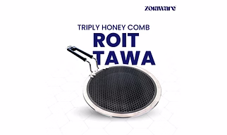 Triply Honey Comb Tawa 3.5mm Thick l Induction Compatible