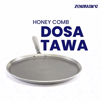 triply honey comb dosa tawa 3.5mm