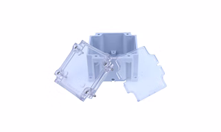 ABS Enclosure 80 x 82 x 55 mm Clear IP67