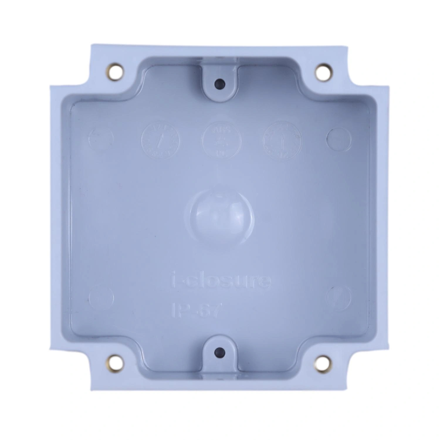 ABS Enclosure 80 x 82 x 55 mm Clear IP67-1