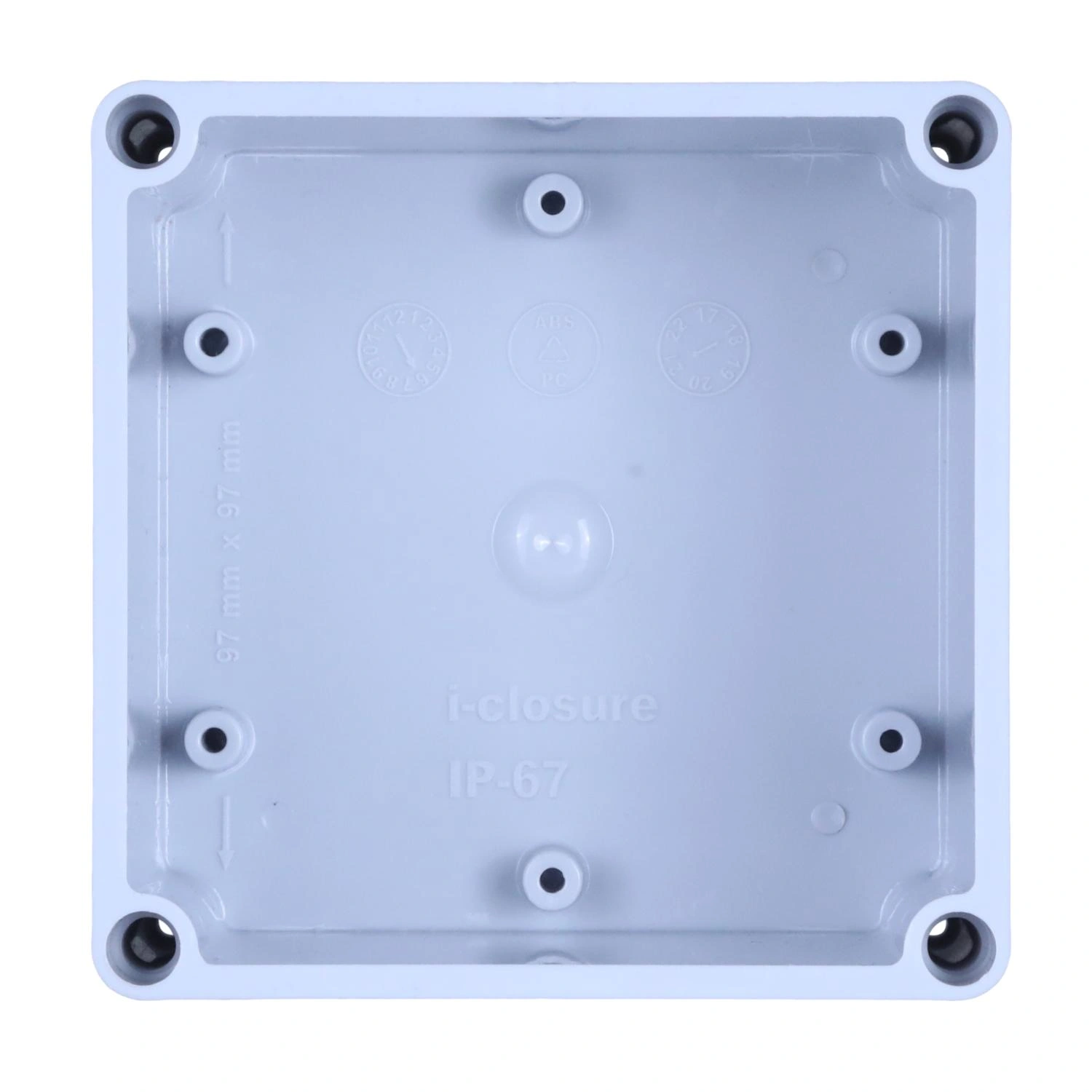 ABS Enclosure 100 X 100 X 80 mm IP67-1