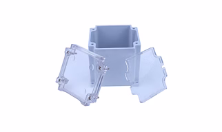ABS Enclosure 80 x 82 x 85 mm Clear IP67