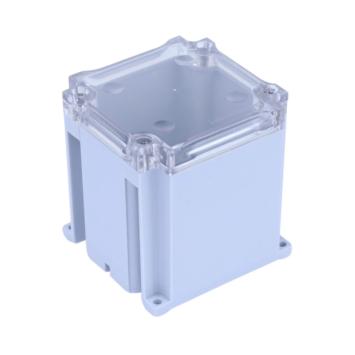 ABS Enclosure 80 x 82 x 85 mm Clear IP67-2